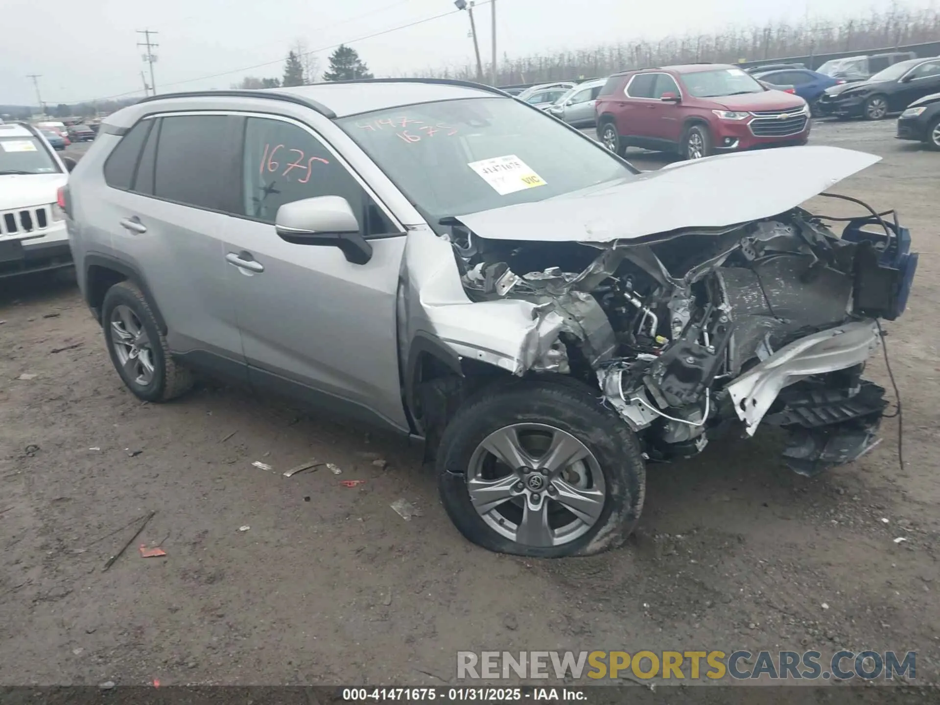 1 Photograph of a damaged car 2T3P1RFV1NC282608 TOYOTA RAV4 2022