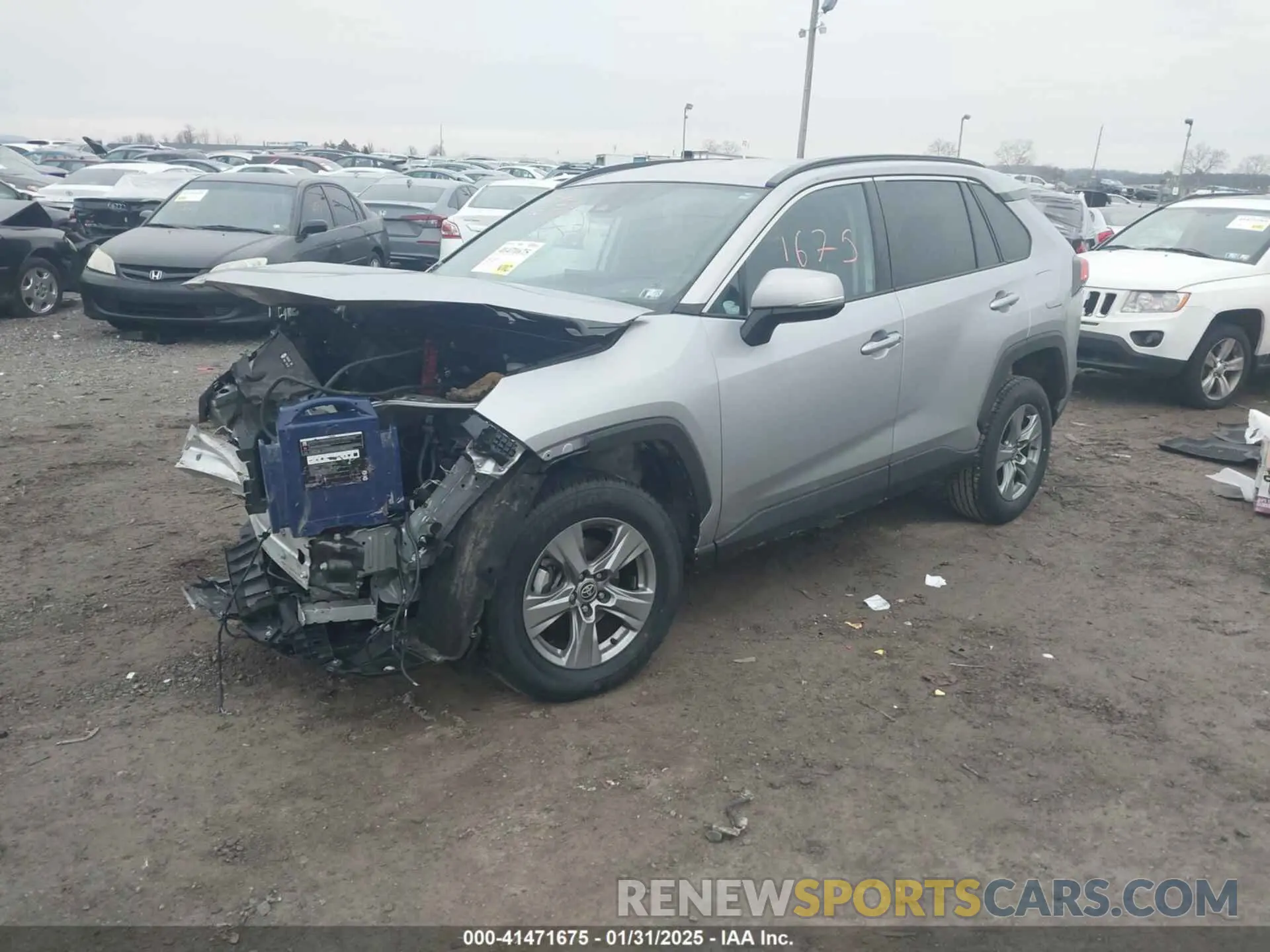 2 Photograph of a damaged car 2T3P1RFV1NC282608 TOYOTA RAV4 2022