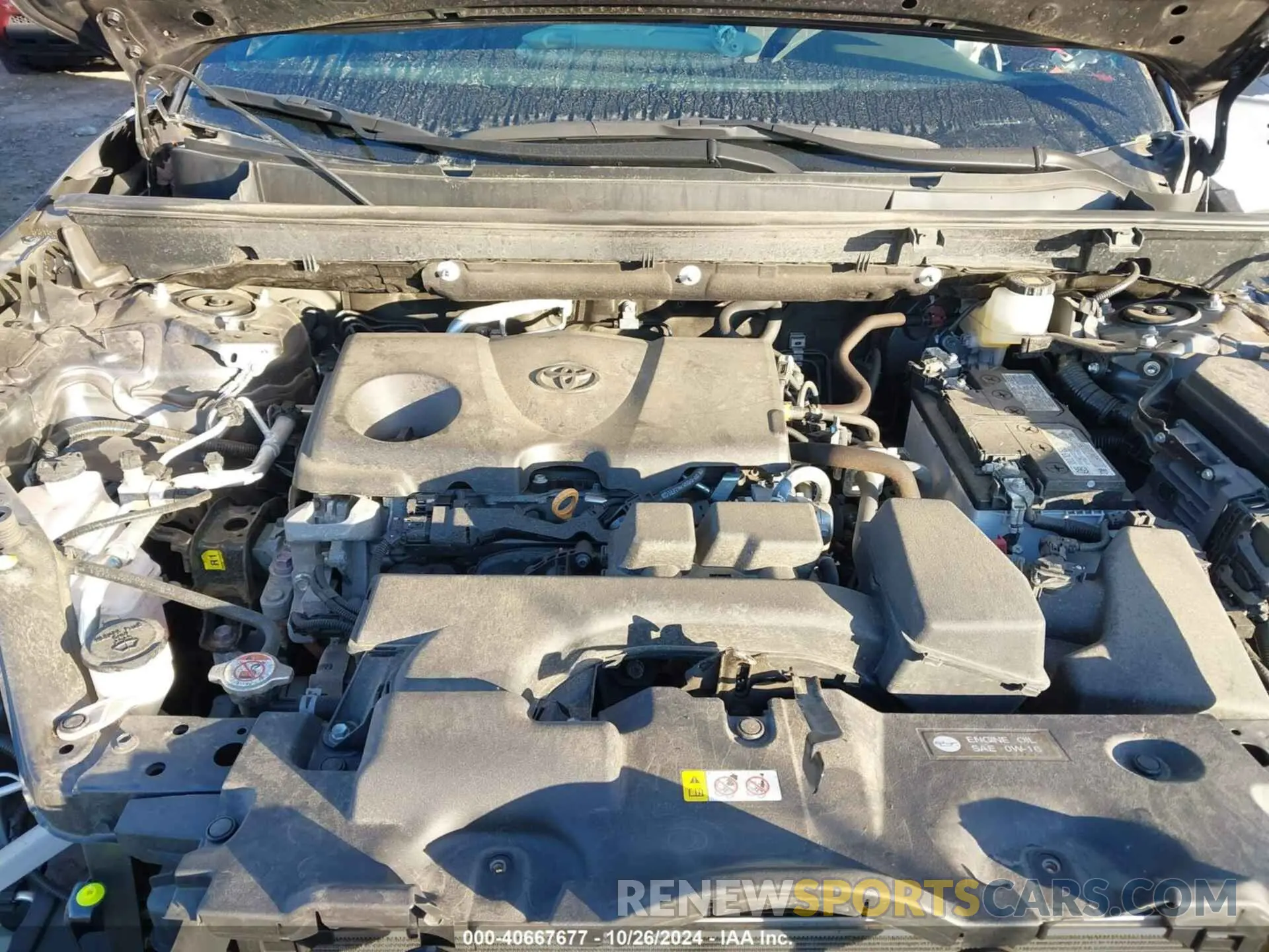 10 Фотография поврежденного автомобиля 2T3P1RFV1NW259280 TOYOTA RAV4 2022