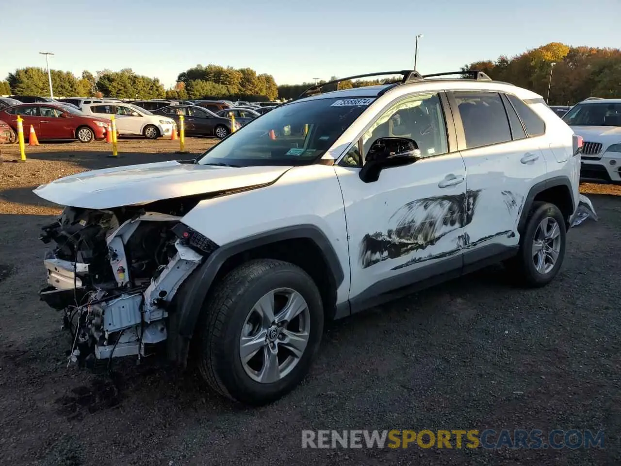 1 Photograph of a damaged car 2T3P1RFV2NC321030 TOYOTA RAV4 2022