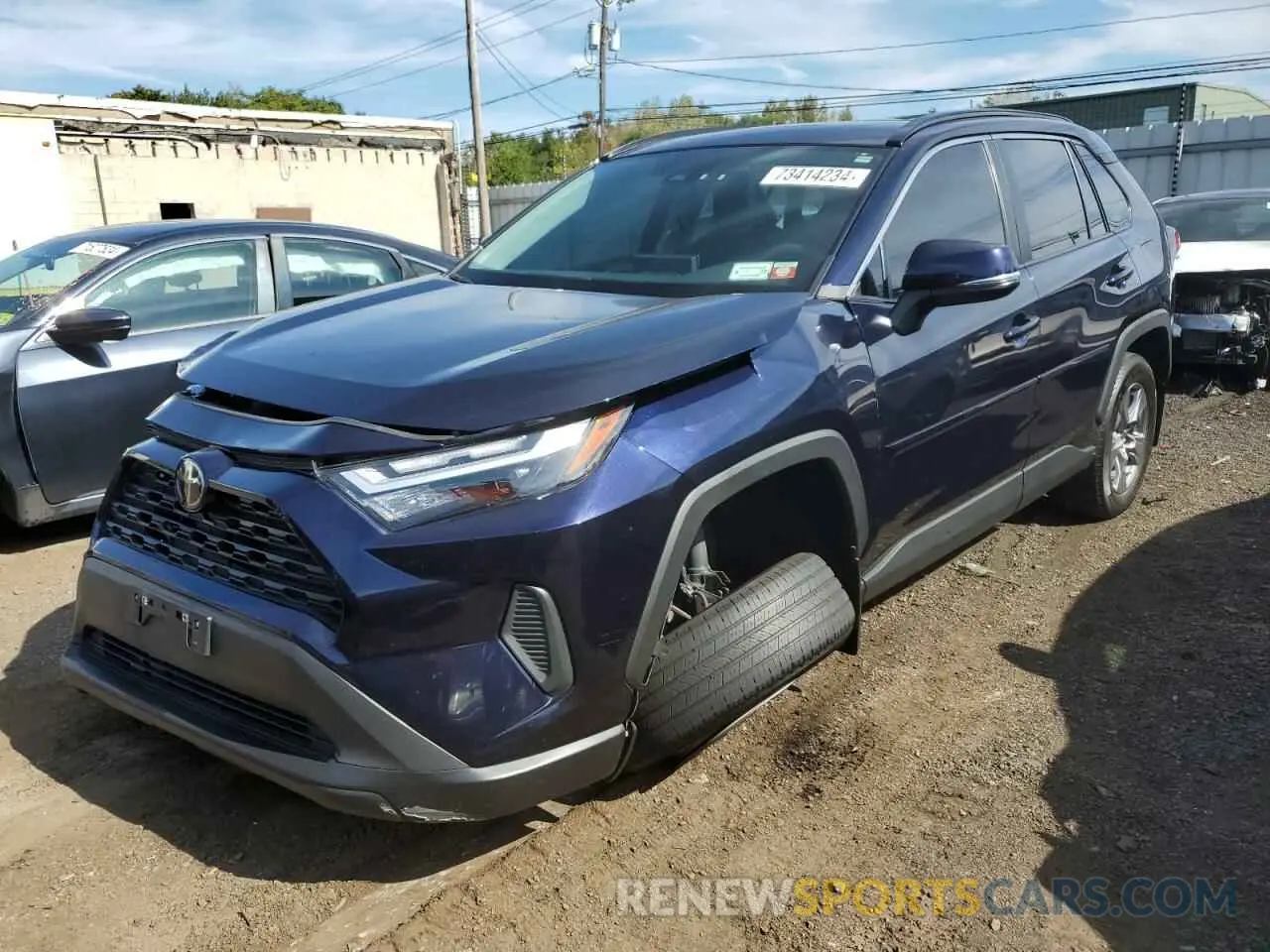 1 Фотография поврежденного автомобиля 2T3P1RFV5NW249125 TOYOTA RAV4 2022
