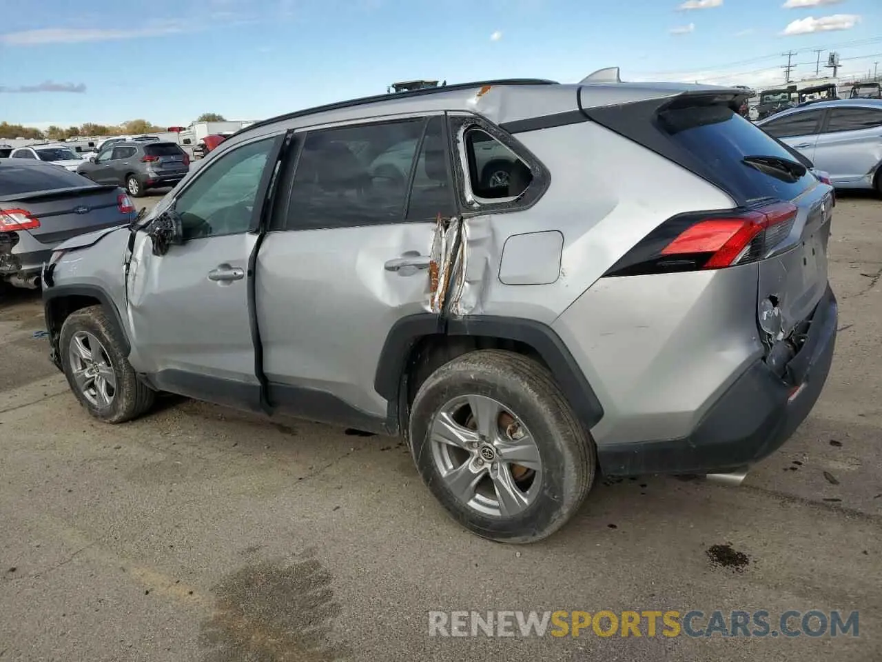 2 Photograph of a damaged car 2T3P1RFV5NW292797 TOYOTA RAV4 2022