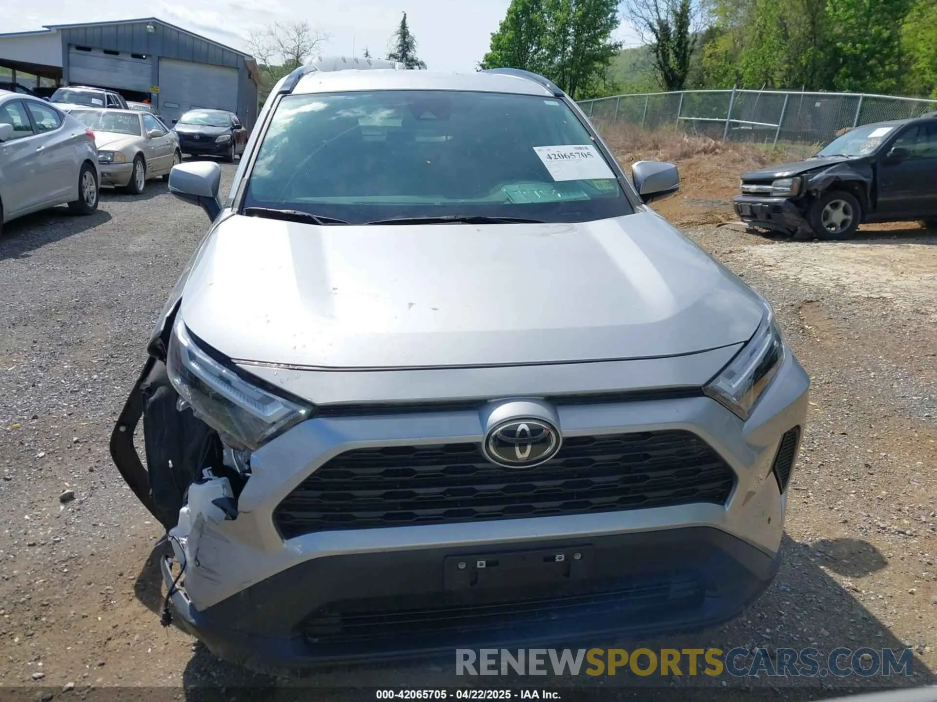 12 Фотография поврежденного автомобиля 2T3P1RFV7NC315451 TOYOTA RAV4 2022