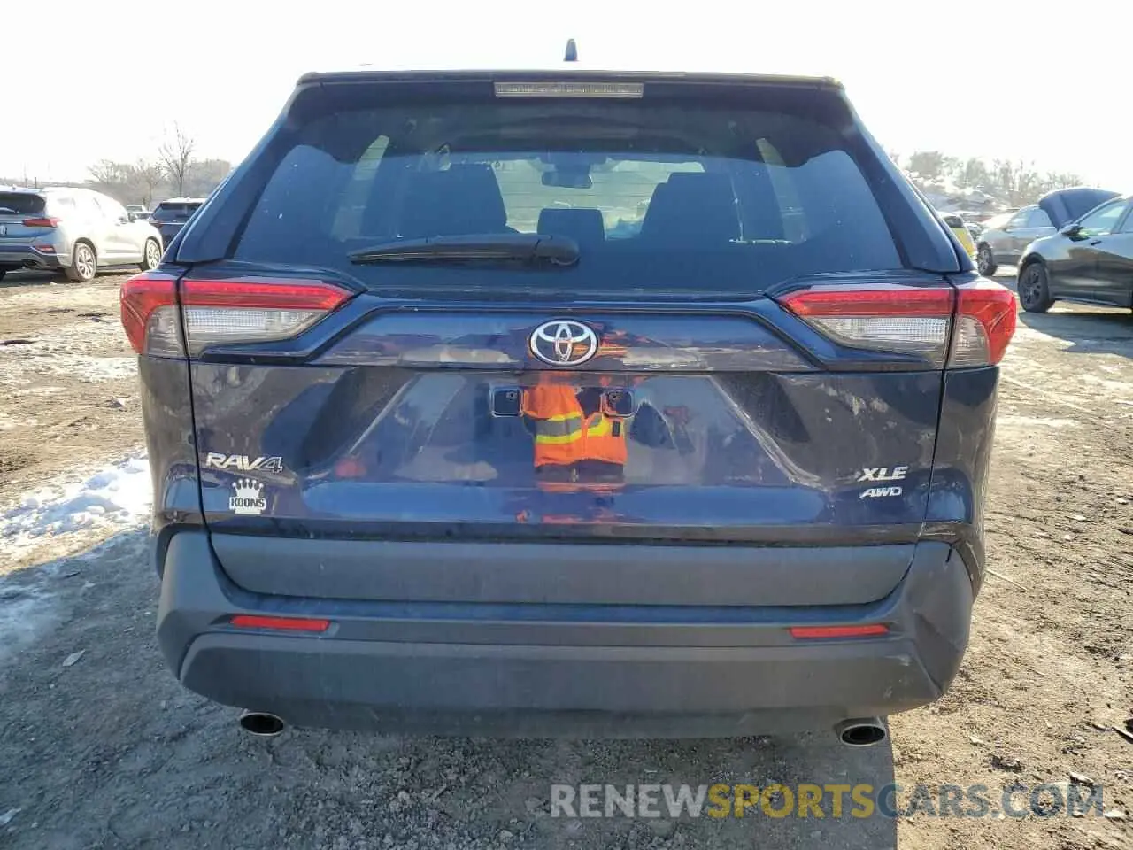6 Фотография поврежденного автомобиля 2T3P1RFV7NW263592 TOYOTA RAV4 2022