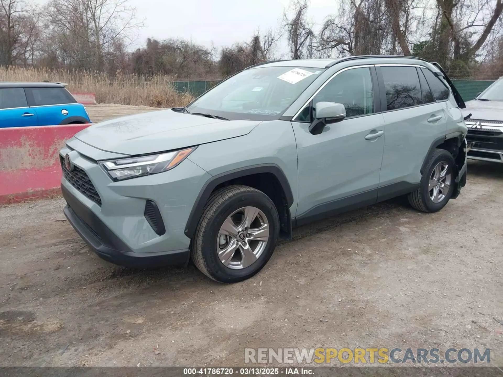 2 Photograph of a damaged car 2T3P1RFV7NW294423 TOYOTA RAV4 2022