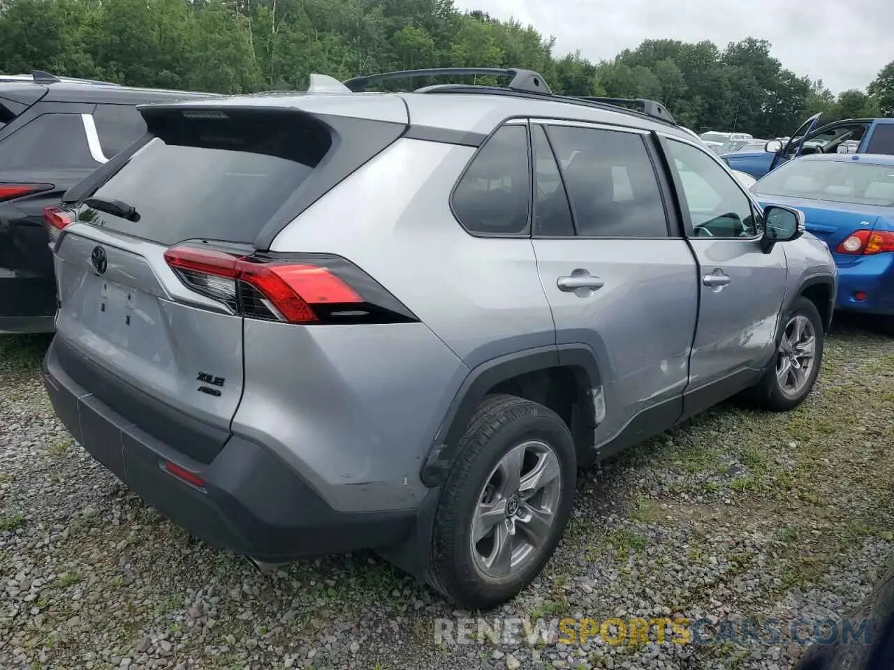 3 Фотография поврежденного автомобиля 2T3P1RFVXNC296748 TOYOTA RAV4 2022