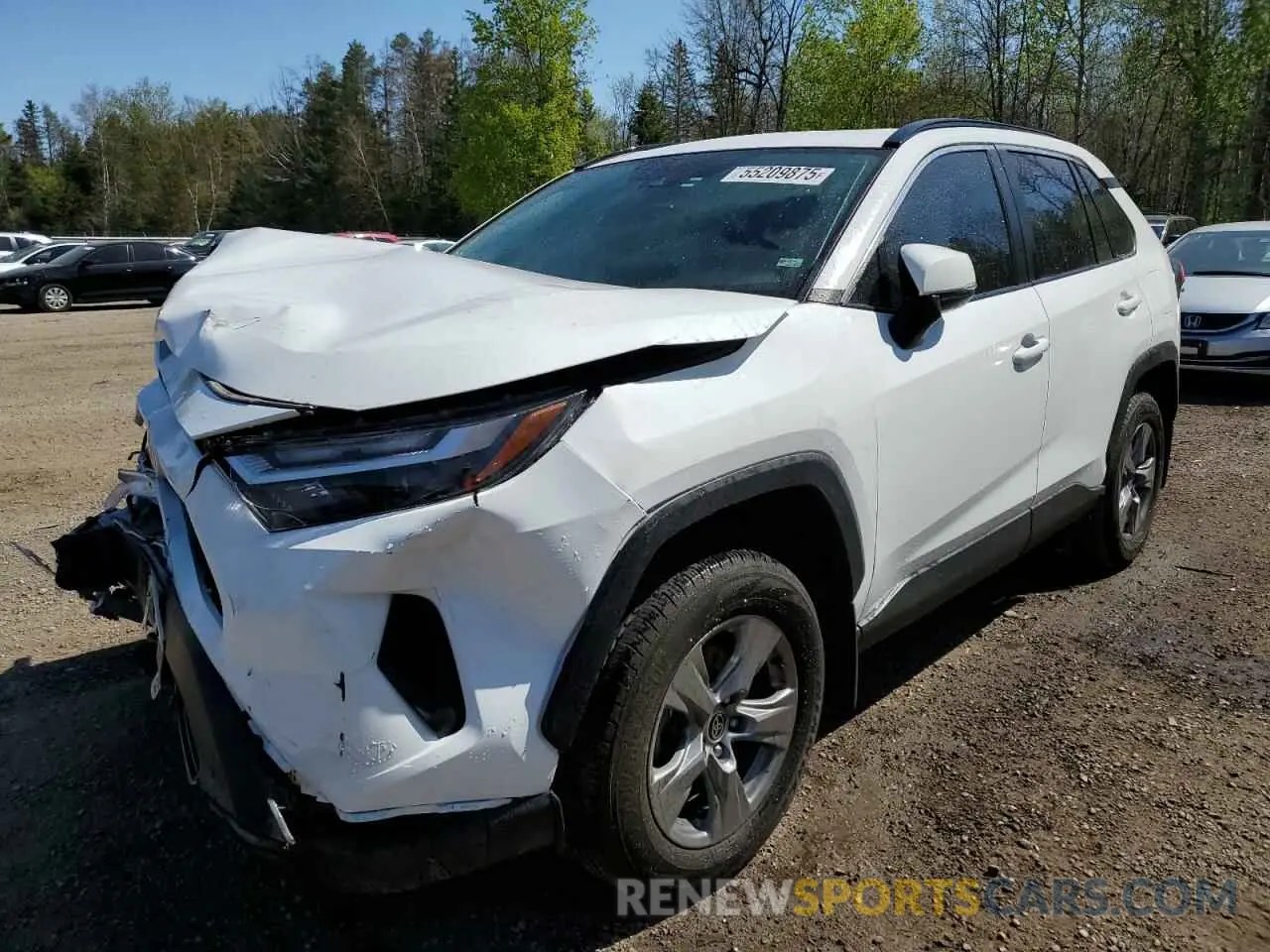 1 Photograph of a damaged car 2T3R1RFV1NC269222 TOYOTA RAV4 2022