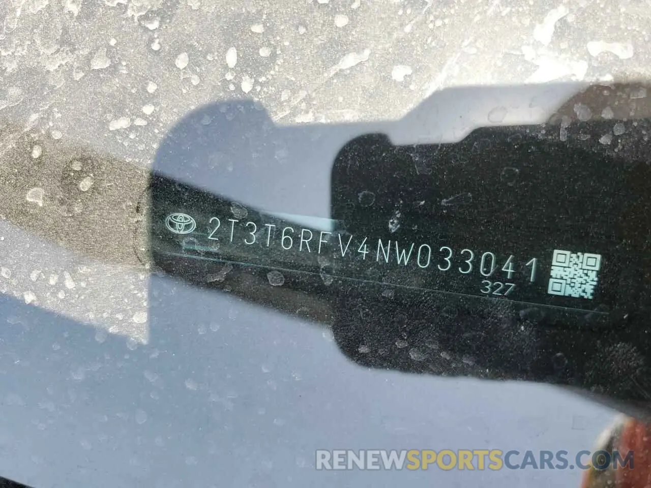 14 Фотография поврежденного автомобиля 2T3T6RFV4NW033041 TOYOTA RAV4 2022