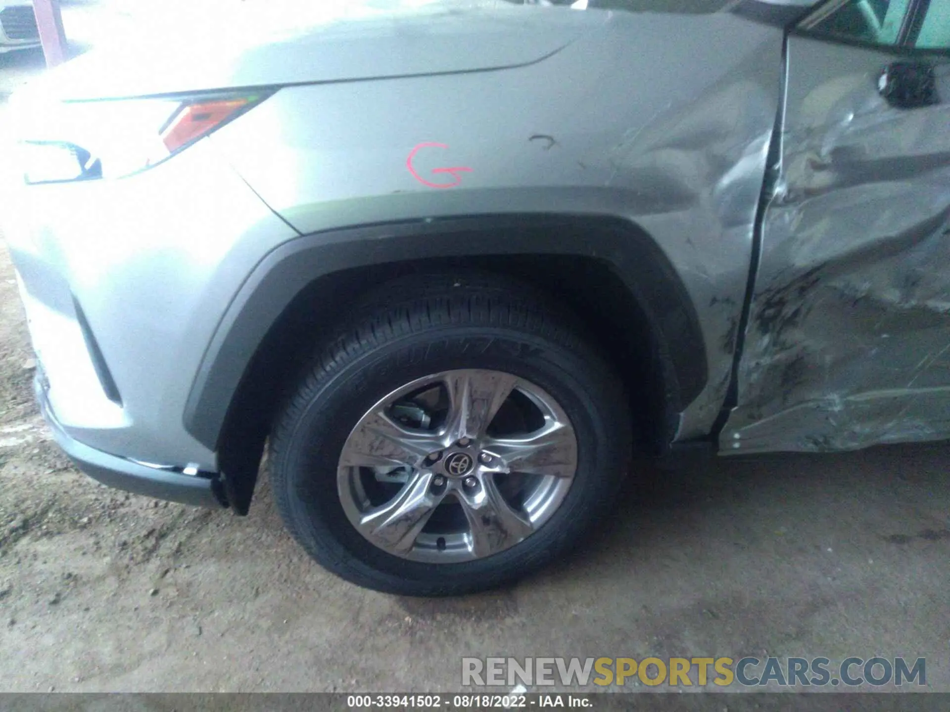 12 Фотография поврежденного автомобиля 2T3W1RFV0NC195844 TOYOTA RAV4 2022