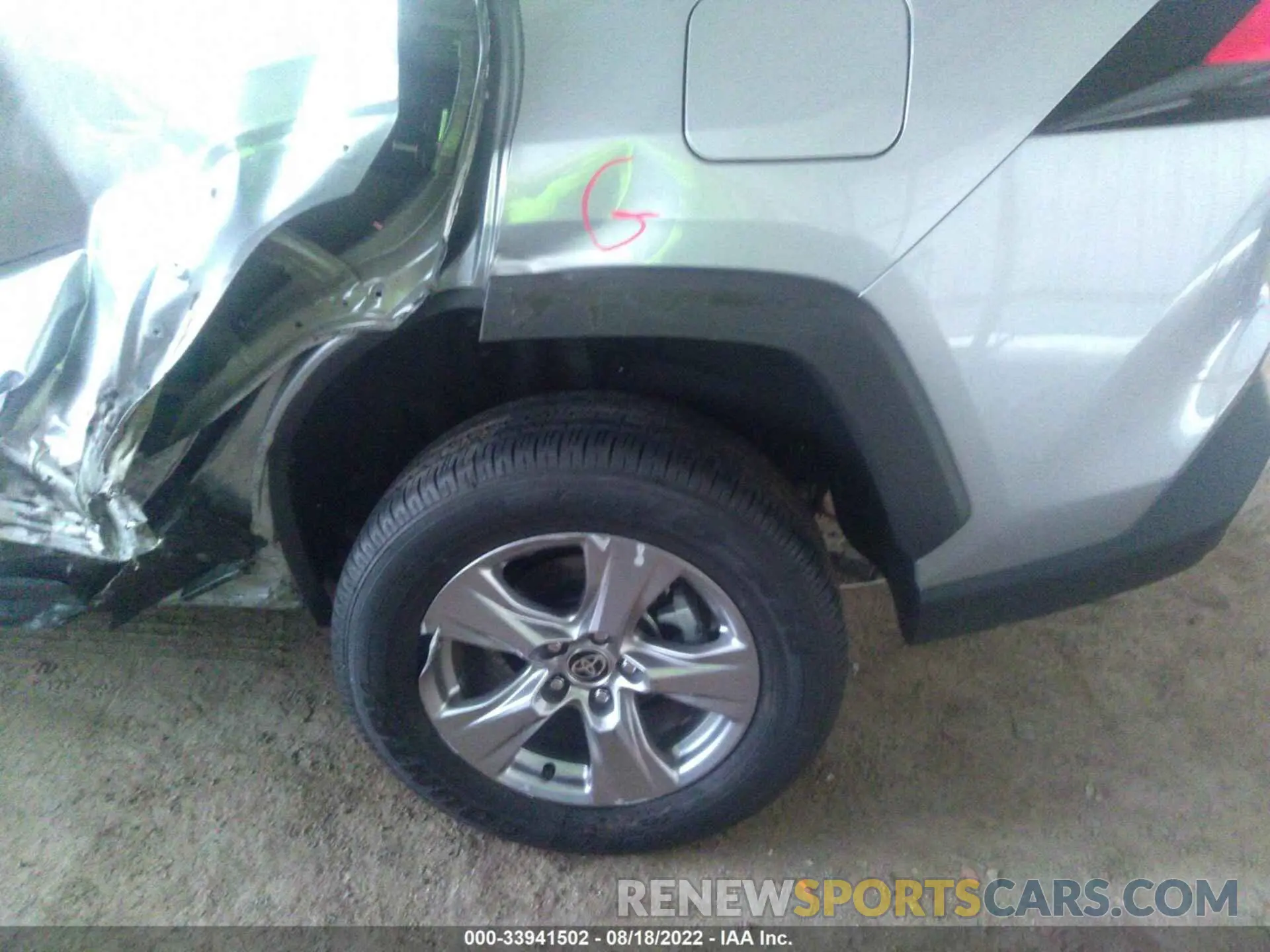 13 Фотография поврежденного автомобиля 2T3W1RFV0NC195844 TOYOTA RAV4 2022
