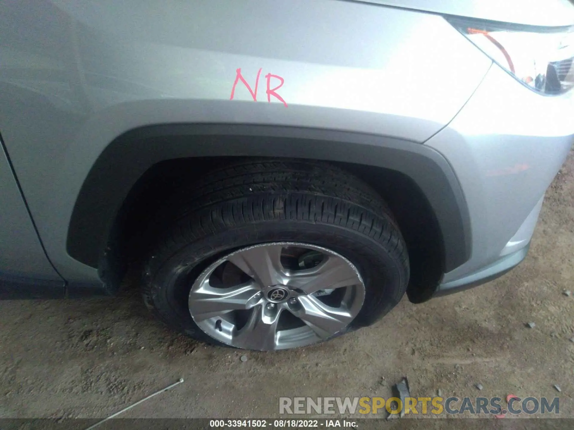 14 Фотография поврежденного автомобиля 2T3W1RFV0NC195844 TOYOTA RAV4 2022