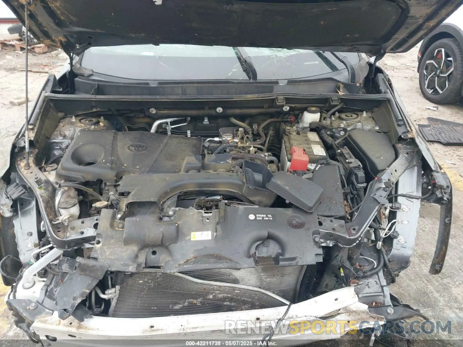10 Фотография поврежденного автомобиля 2T3W1RFV3NC179122 TOYOTA RAV4 2022