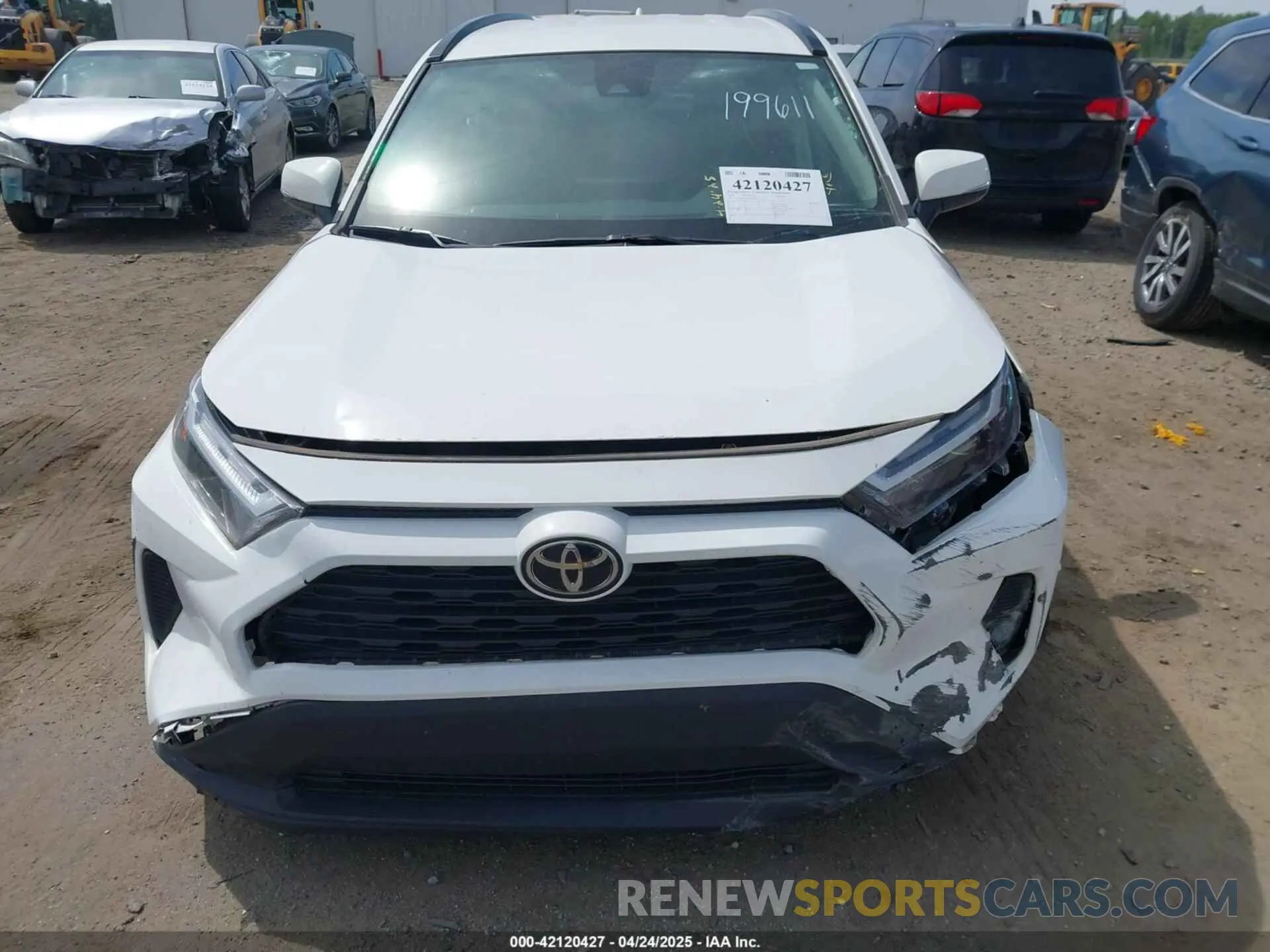 12 Фотография поврежденного автомобиля 2T3W1RFV3NC199161 TOYOTA RAV4 2022