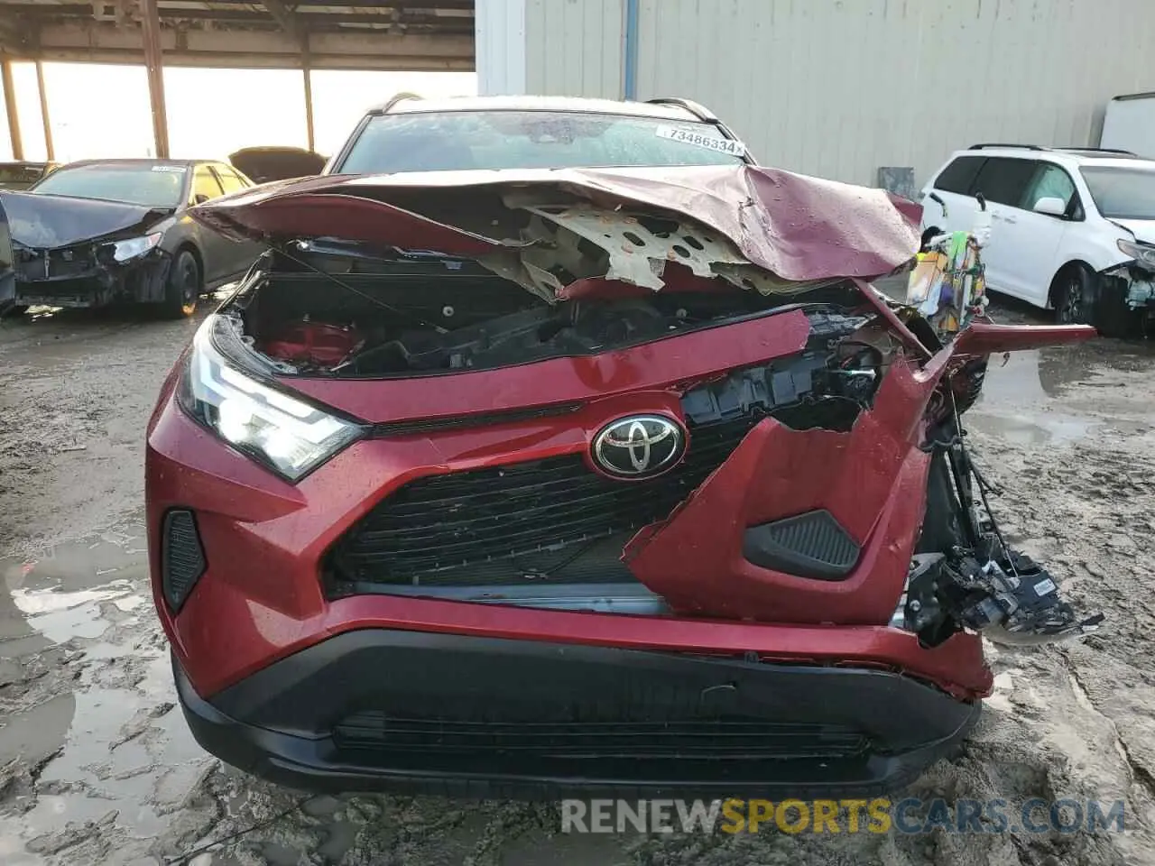 5 Фотография поврежденного автомобиля 2T3W1RFV3NW200565 TOYOTA RAV4 2022