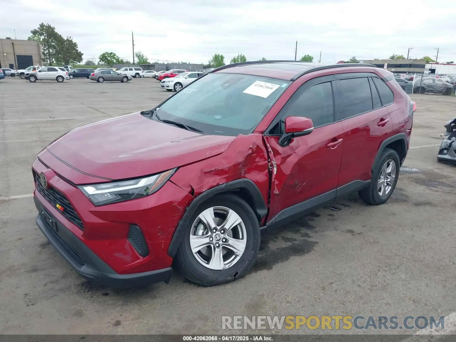 6 Фотография поврежденного автомобиля 2T3W1RFV4NW213129 TOYOTA RAV4 2022