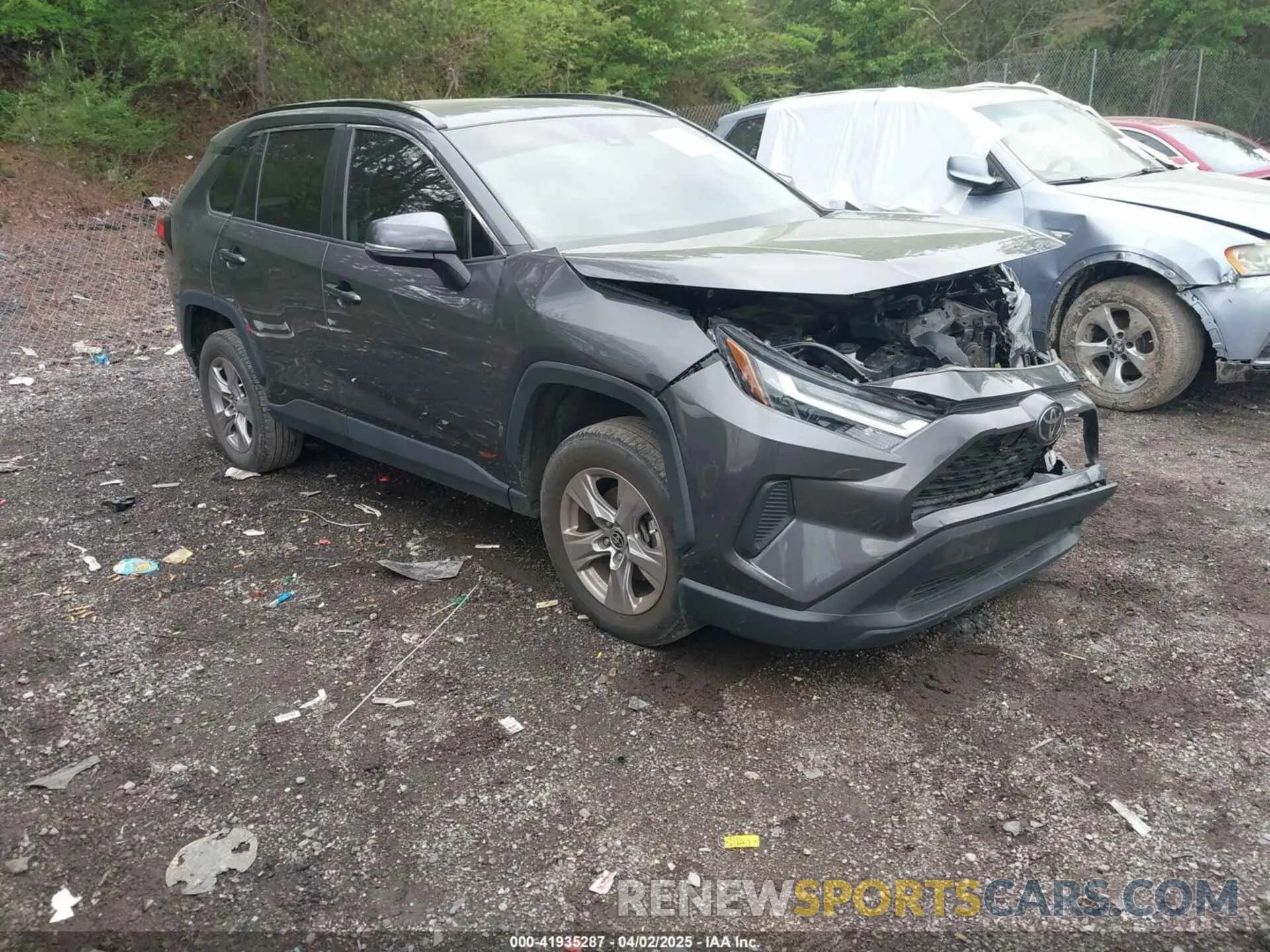 1 Photograph of a damaged car 2T3W1RFV7NC187935 TOYOTA RAV4 2022