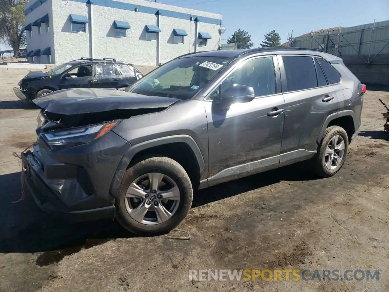 1 Photograph of a damaged car 2T3W1RFVXNC198654 TOYOTA RAV4 2022