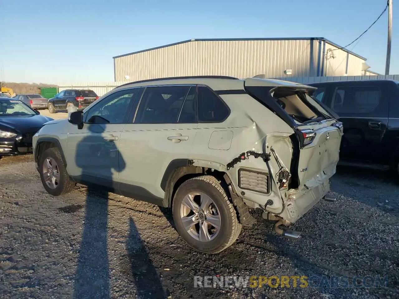 2 Photograph of a damaged car 2T3W1RFVXNW223972 TOYOTA RAV4 2022
