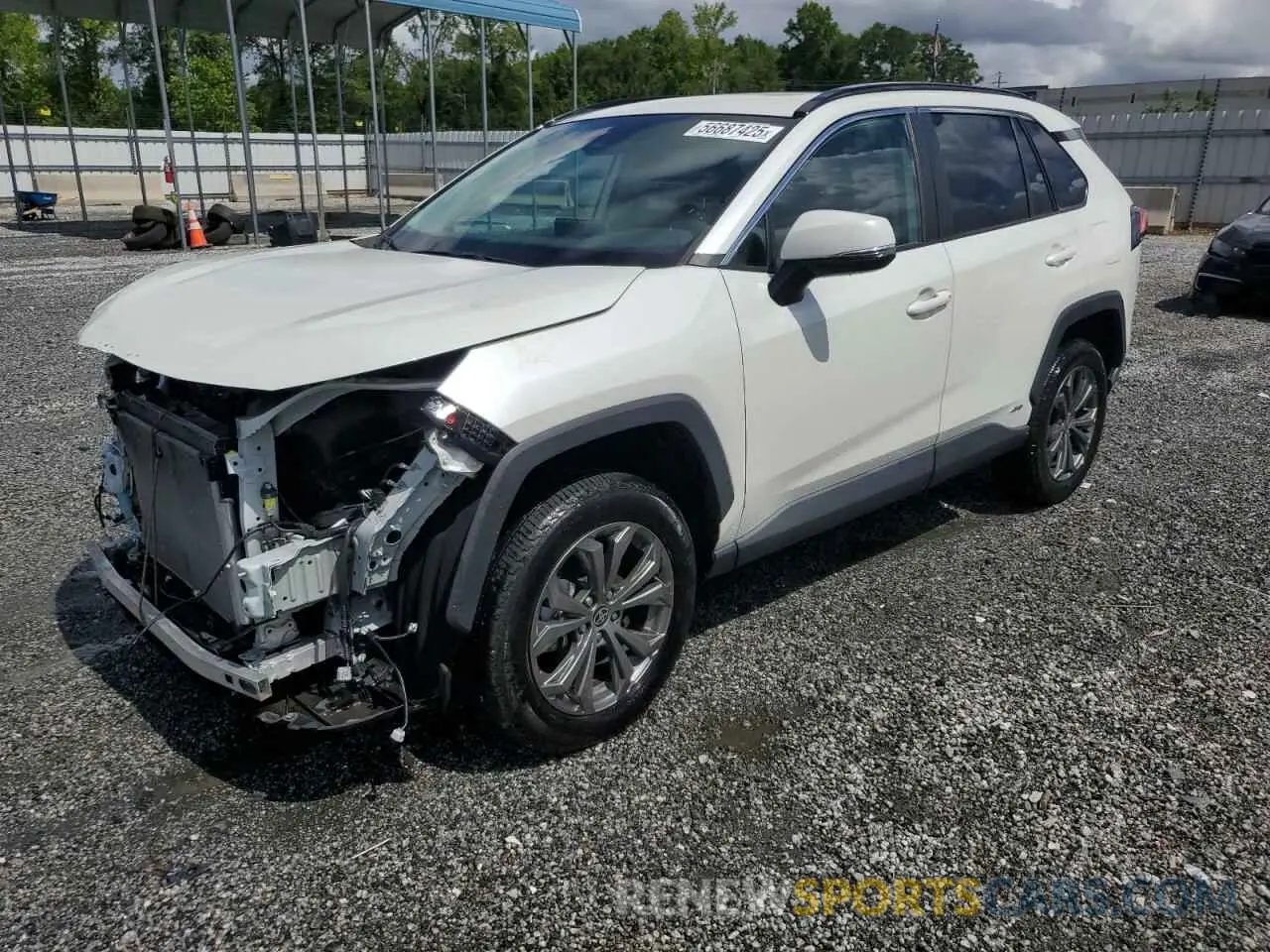 1 Photograph of a damaged car 4T3B6RFV0NU065156 TOYOTA RAV4 2022
