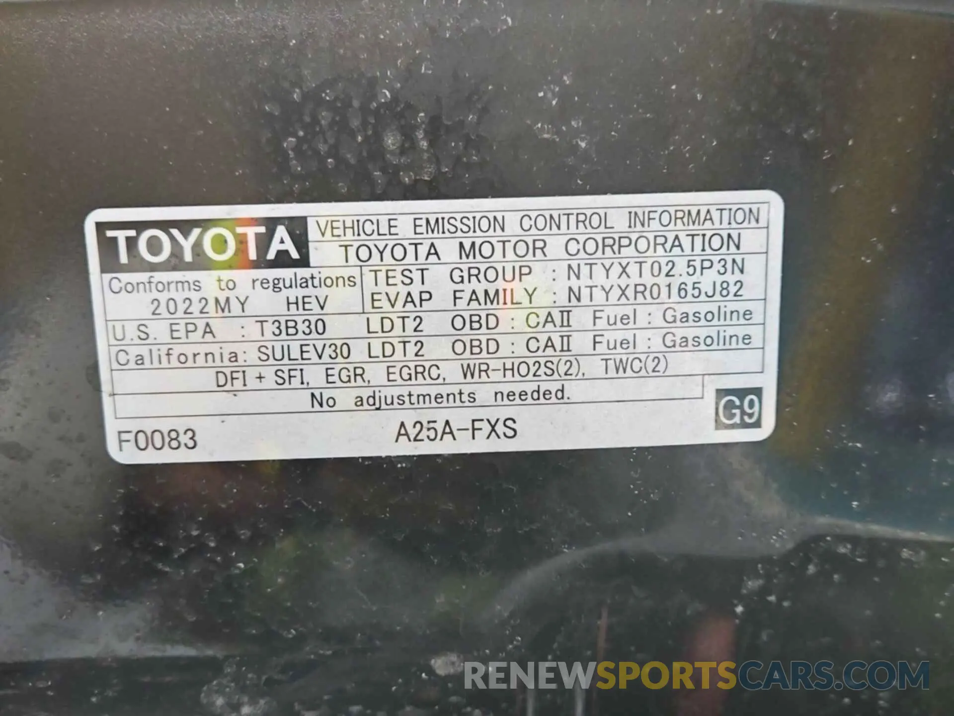 47 Photograph of a damaged car 4T3B6RFV2NU066602 TOYOTA RAV4 2022