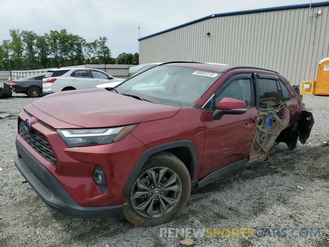 1 Photograph of a damaged car 4T3B6RFV5NU074838 TOYOTA RAV4 2022