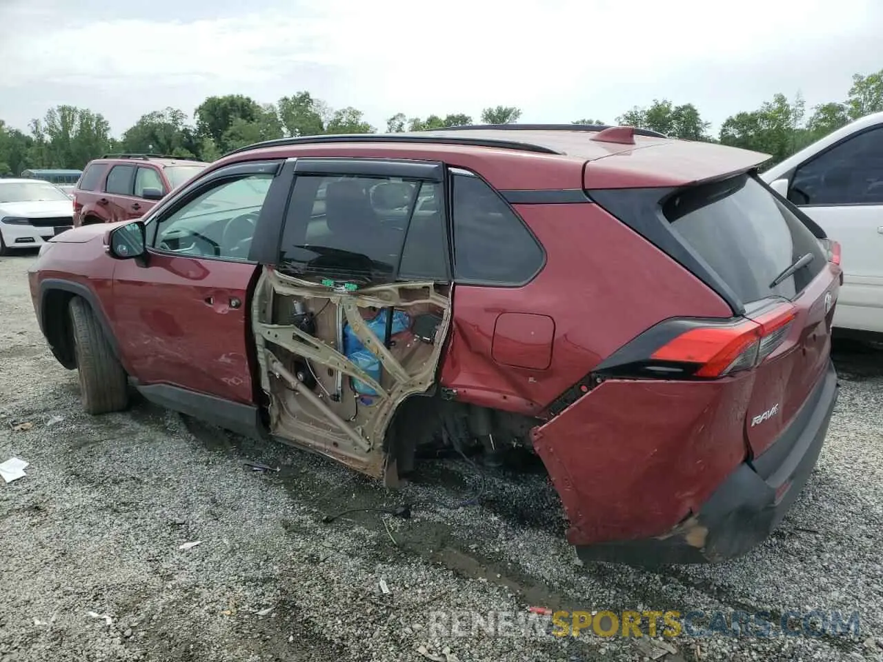 2 Photograph of a damaged car 4T3B6RFV5NU074838 TOYOTA RAV4 2022
