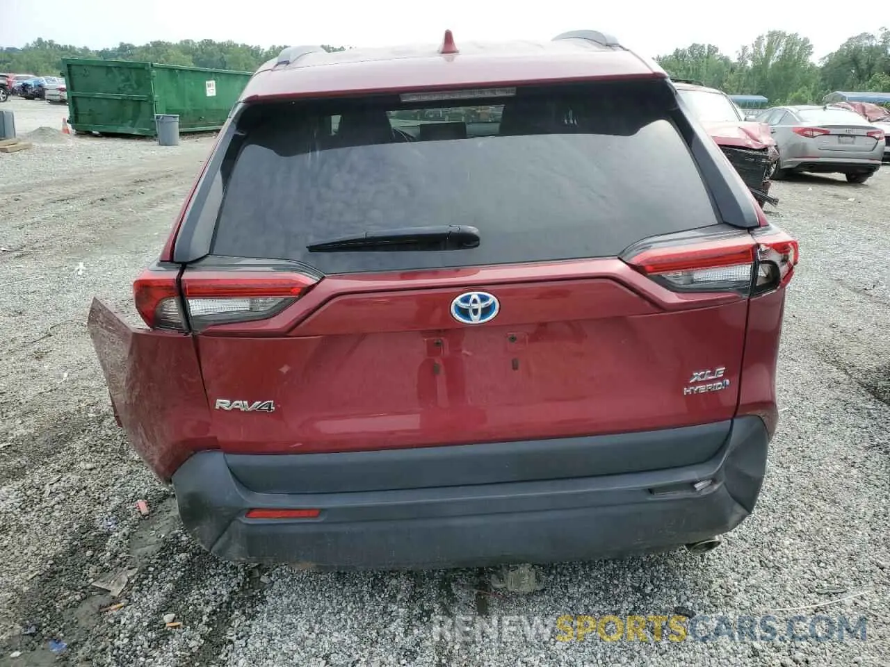 6 Photograph of a damaged car 4T3B6RFV5NU074838 TOYOTA RAV4 2022