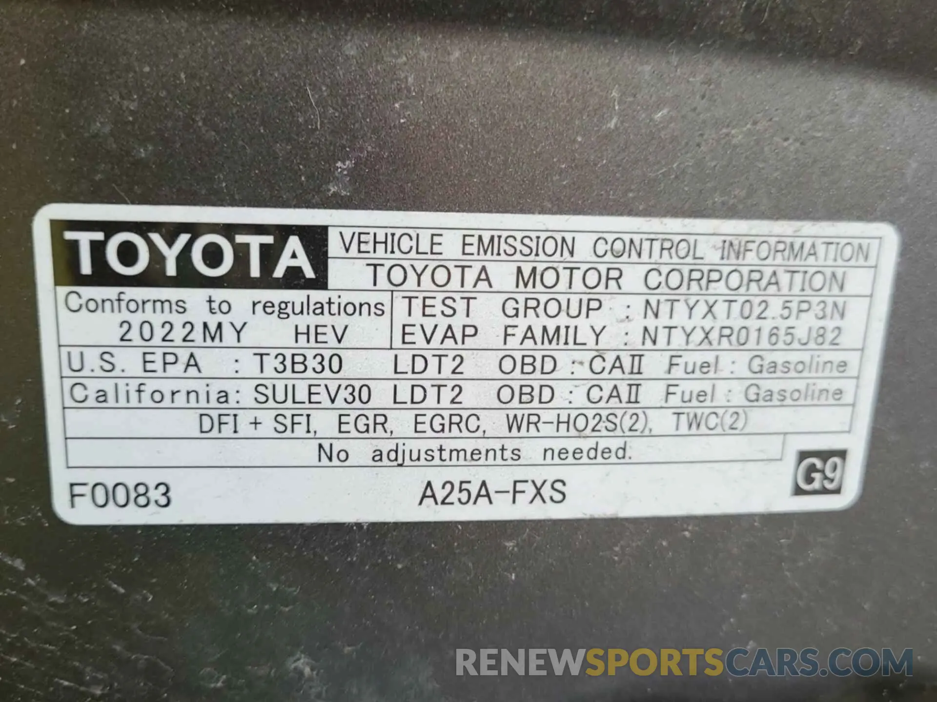 8 Фотография поврежденного автомобиля 4T3B6RFV9NU065916 TOYOTA RAV4 2022