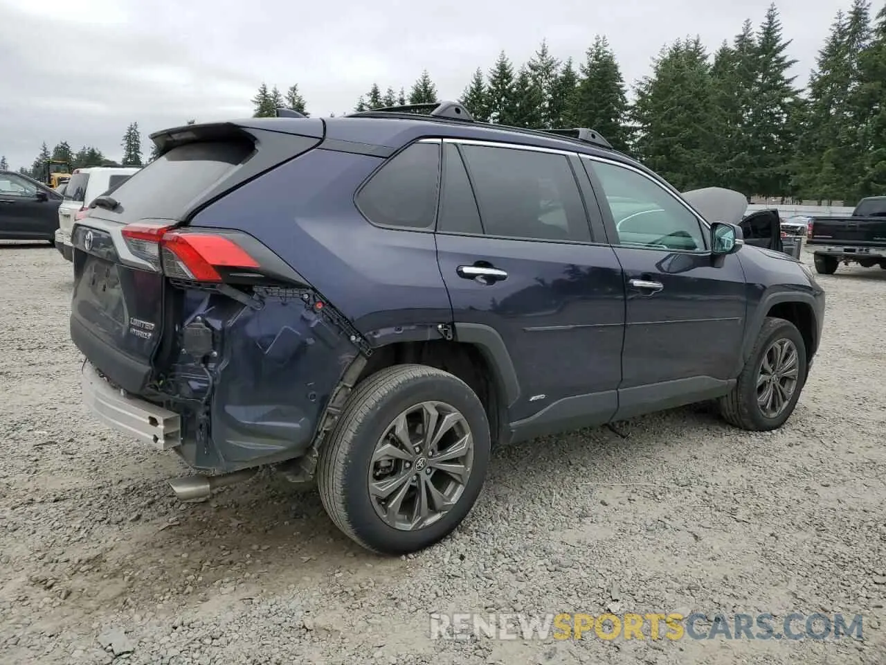 3 Фотография поврежденного автомобиля 4T3D6RFV7NU074249 TOYOTA RAV4 2022
