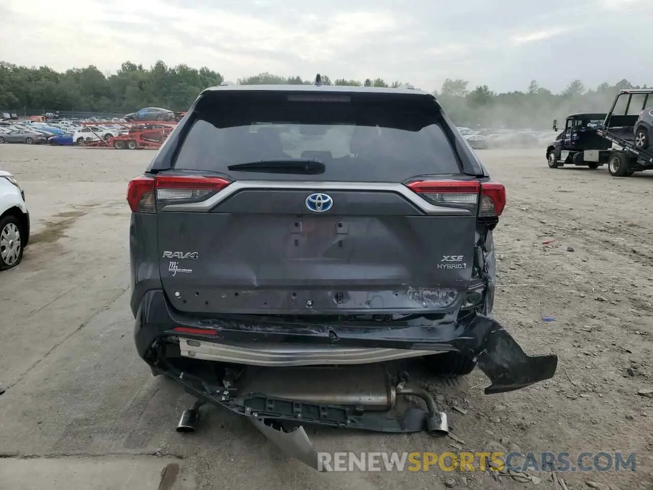 6 Фотография поврежденного автомобиля 4T3E6RFV1NU081749 TOYOTA RAV4 2022