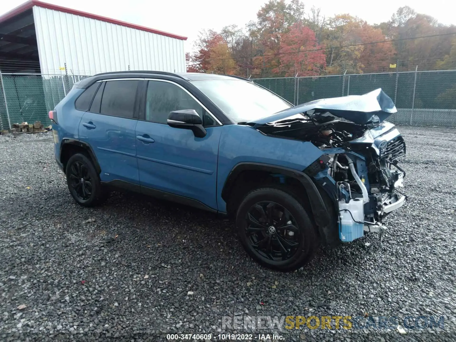 1 Photograph of a damaged car 4T3E6RFV6NU065532 TOYOTA RAV4 2022