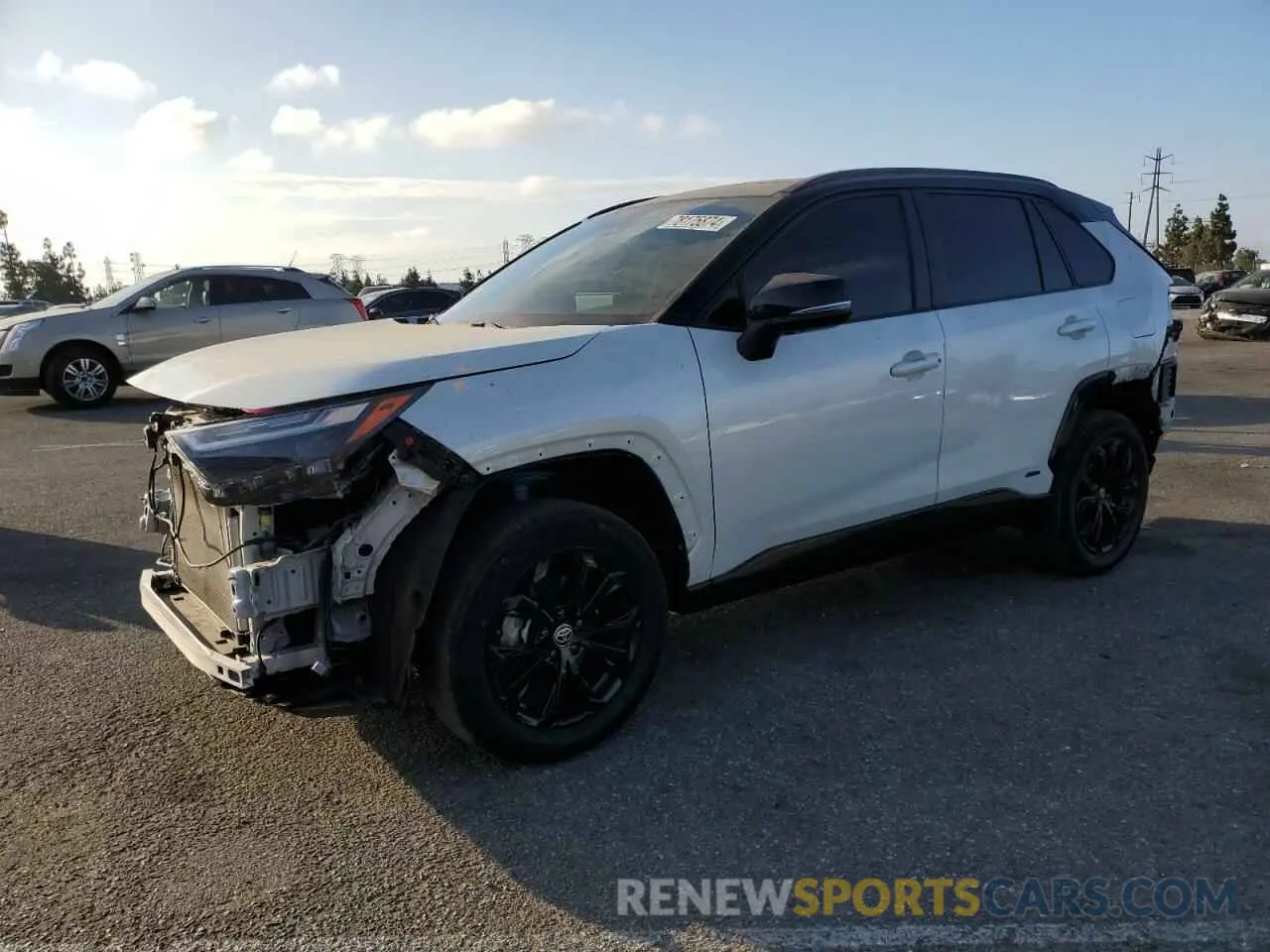 1 Photograph of a damaged car 4T3E6RFV9NU078159 TOYOTA RAV4 2022