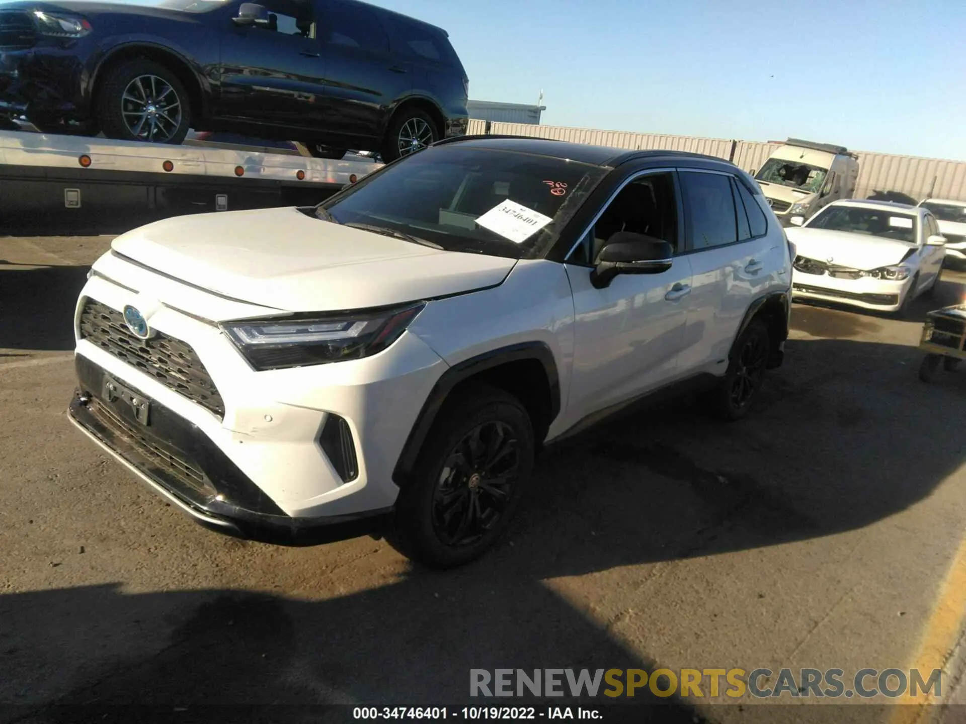 2 Photograph of a damaged car 4T3E6RFV9NU081269 TOYOTA RAV4 2022