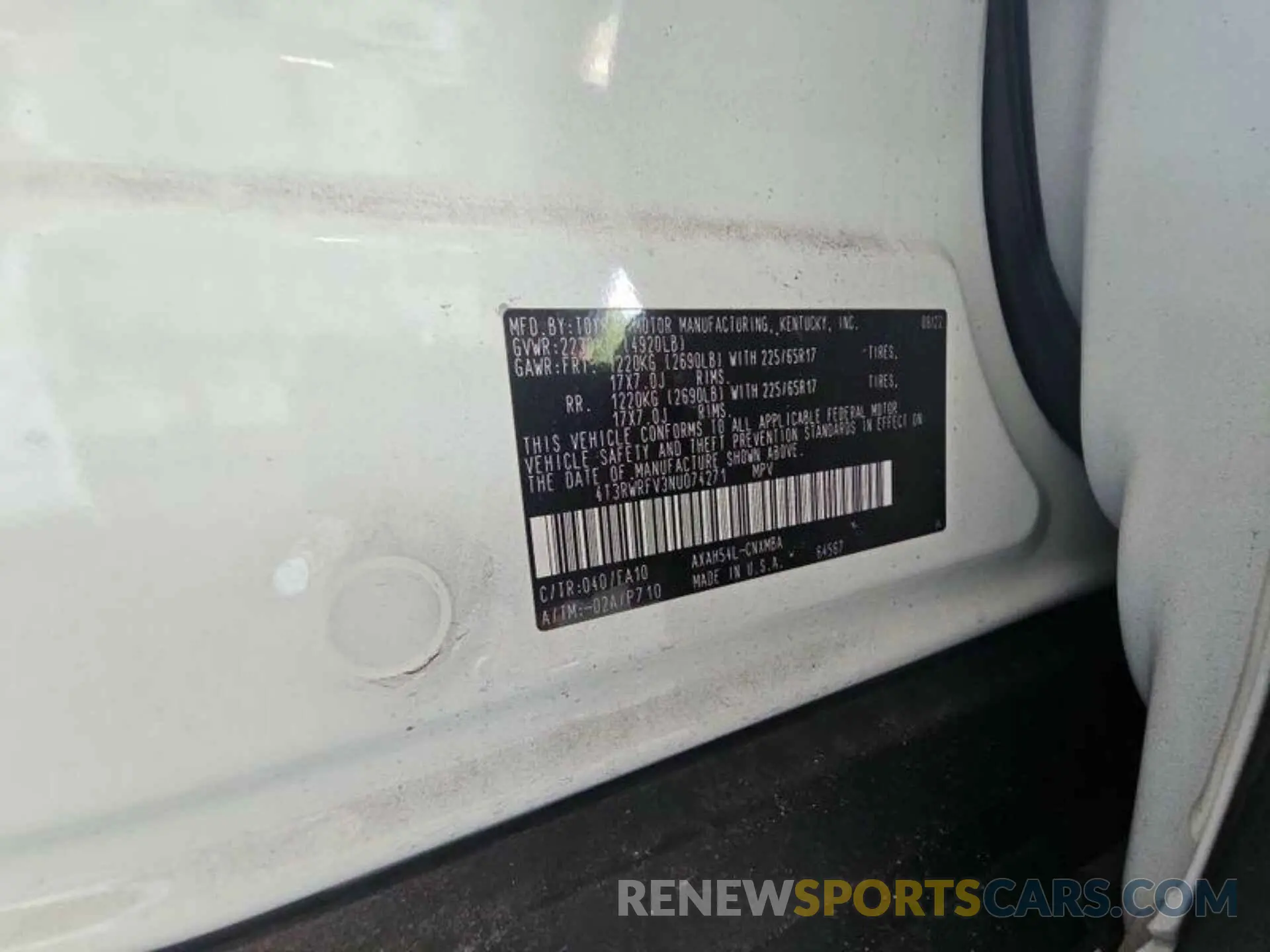 13 Фотография поврежденного автомобиля 4T3RWRFV3NU074271 TOYOTA RAV4 2022