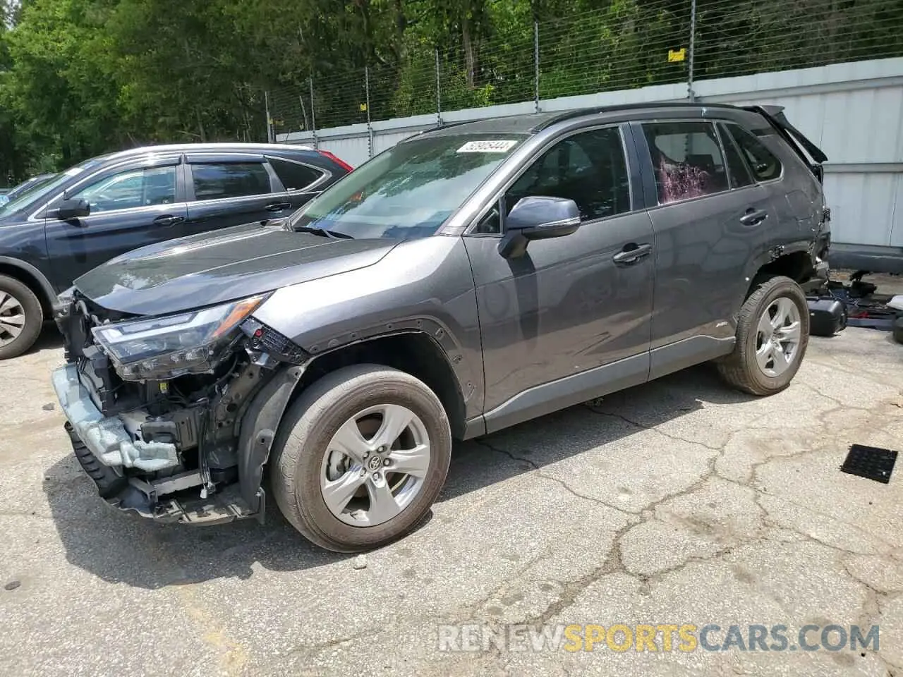 1 Photograph of a damaged car 4T3RWRFV5NU053910 TOYOTA RAV4 2022