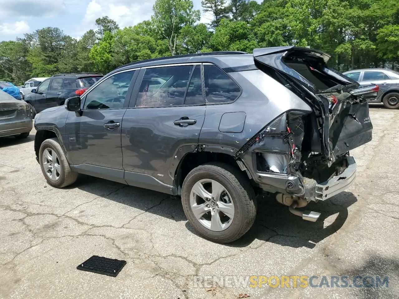 2 Photograph of a damaged car 4T3RWRFV5NU053910 TOYOTA RAV4 2022