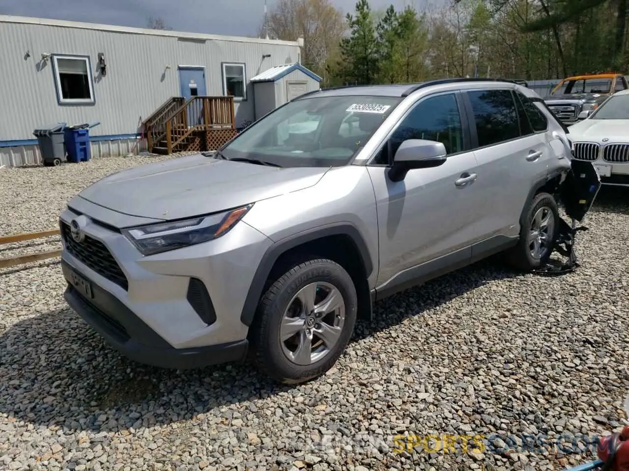 1 Photograph of a damaged car 4T3RWRFV7NU057408 TOYOTA RAV4 2022