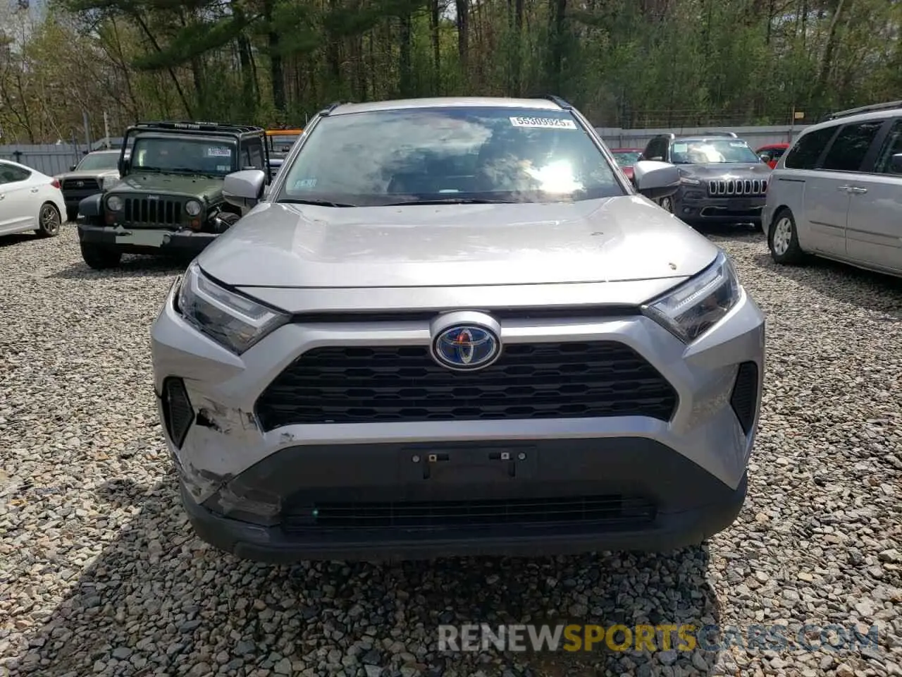 5 Photograph of a damaged car 4T3RWRFV7NU057408 TOYOTA RAV4 2022
