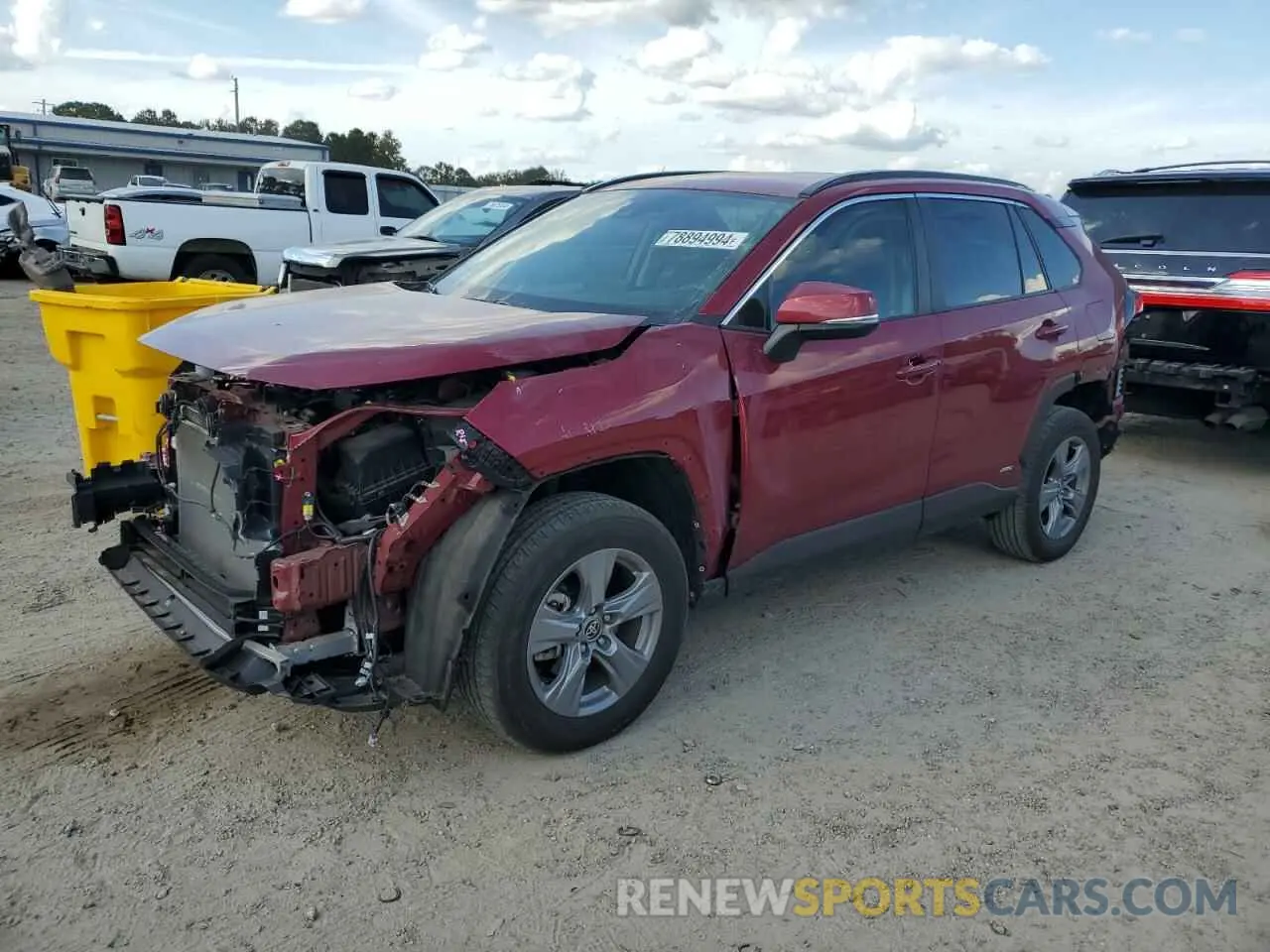 1 Фотография поврежденного автомобиля 4T3RWRFV9NU058768 TOYOTA RAV4 2022