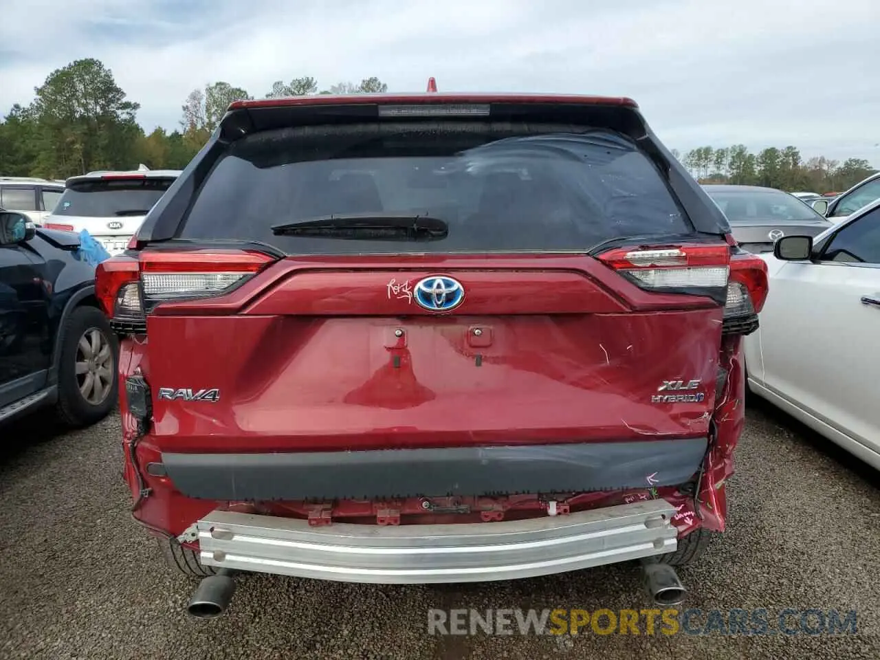 6 Фотография поврежденного автомобиля 4T3RWRFV9NU058768 TOYOTA RAV4 2022