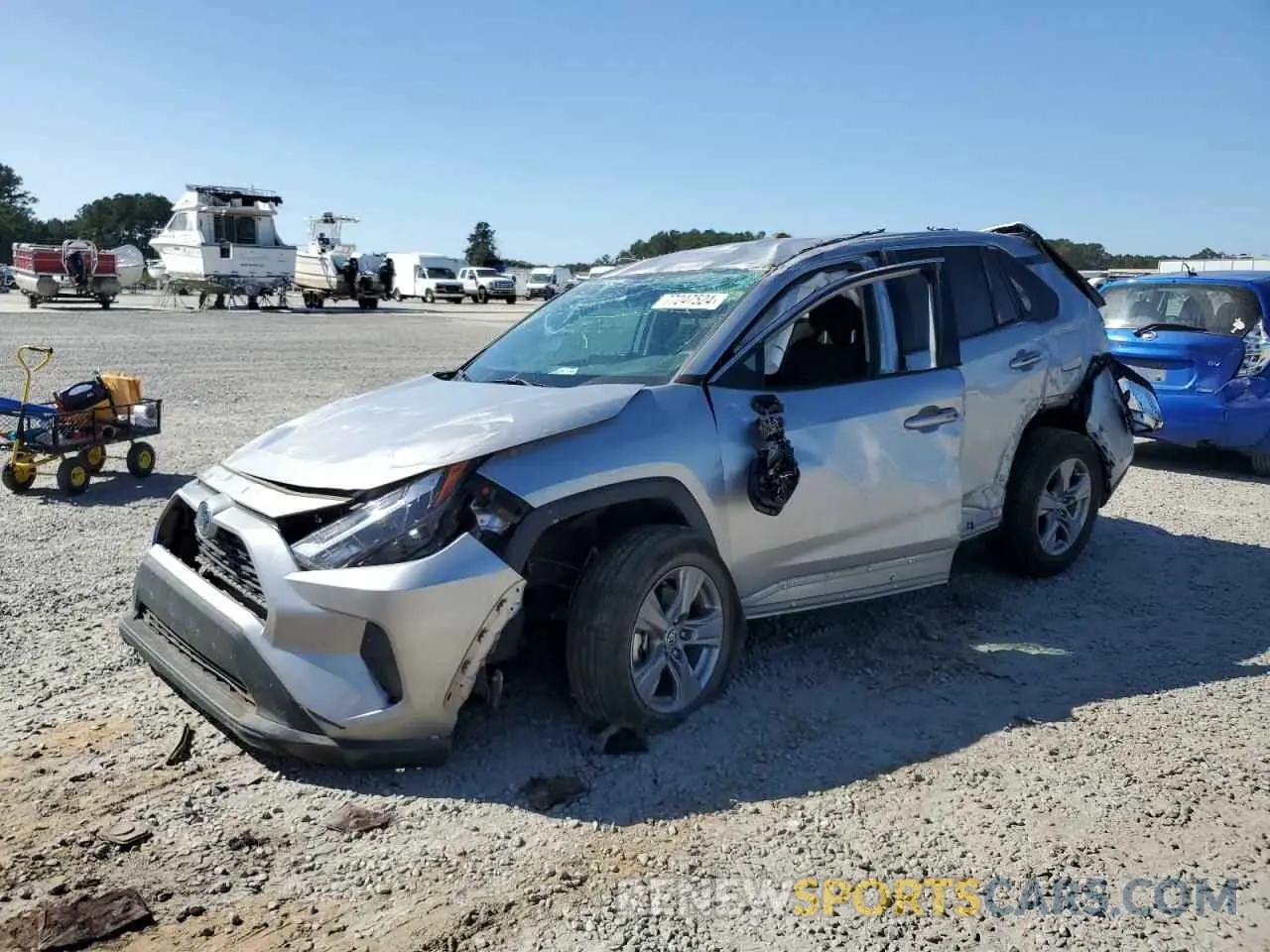 1 Photograph of a damaged car 4T3RWRFV9NU063646 TOYOTA RAV4 2022