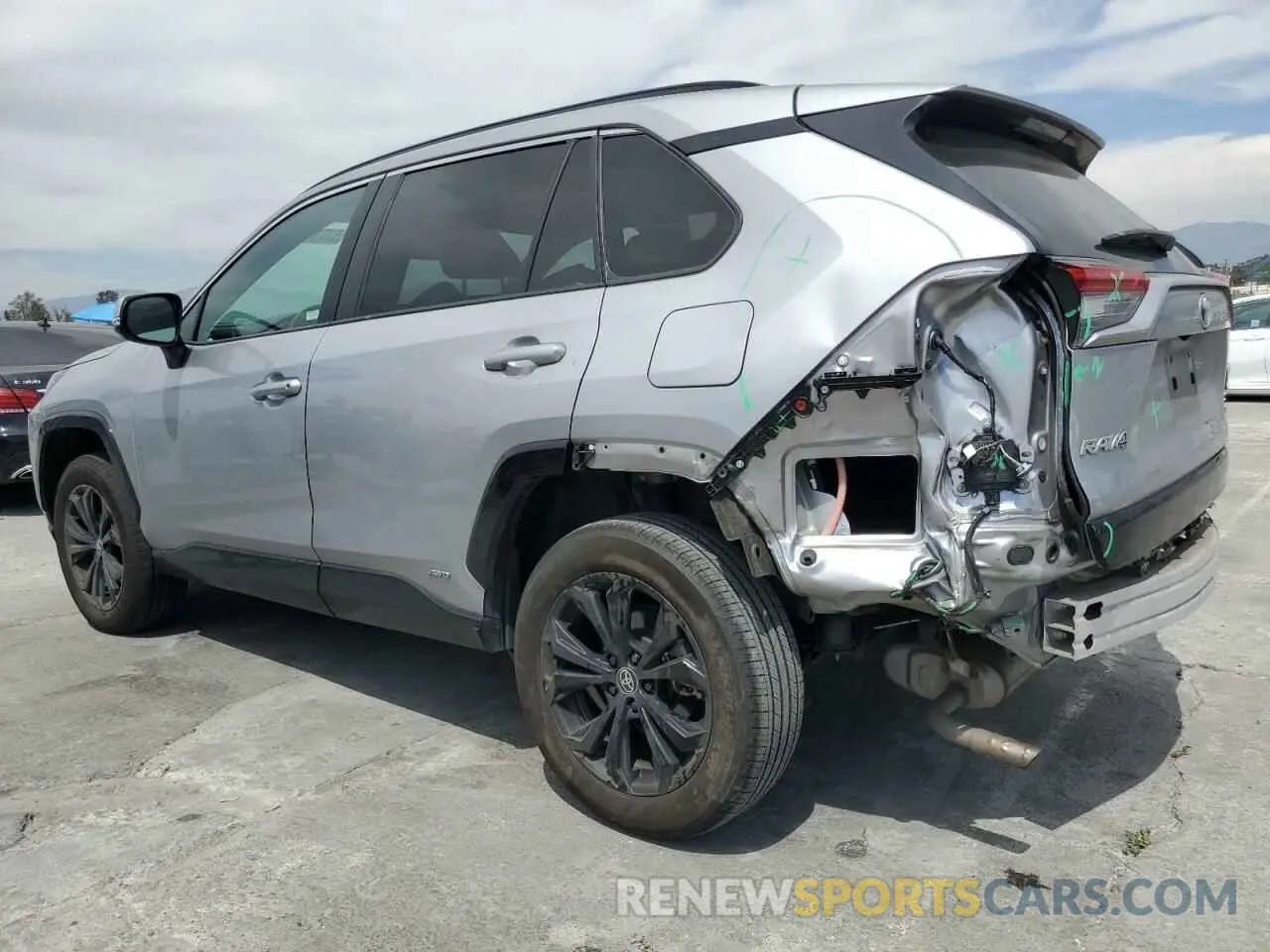 2 Фотография поврежденного автомобиля 4T3T6RFV4NU097810 TOYOTA RAV4 2022