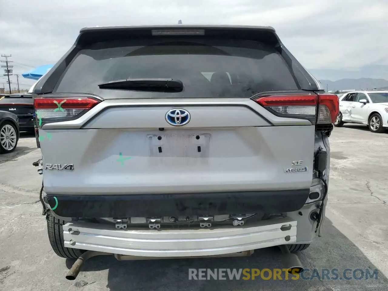 6 Фотография поврежденного автомобиля 4T3T6RFV4NU097810 TOYOTA RAV4 2022