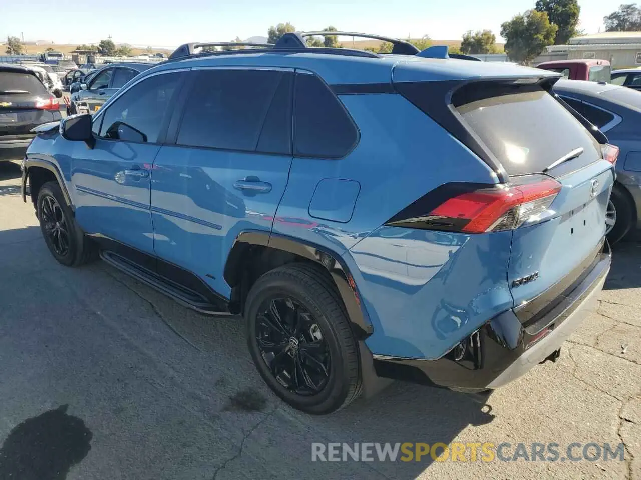 2 Photograph of a damaged car 4T3T6RFVXNU077433 TOYOTA RAV4 2022