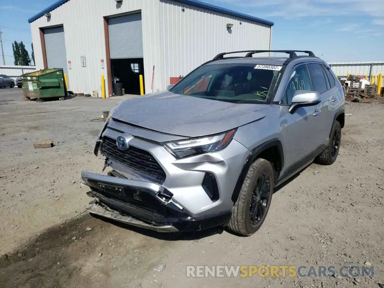 2 Фотография поврежденного автомобиля JTM16RFV7ND051683 TOYOTA RAV4 2022