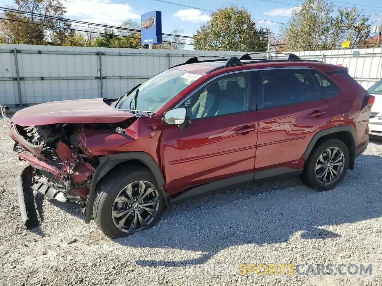 1 Photograph of a damaged car JTMB6RFV0ND071925 TOYOTA RAV4 2022