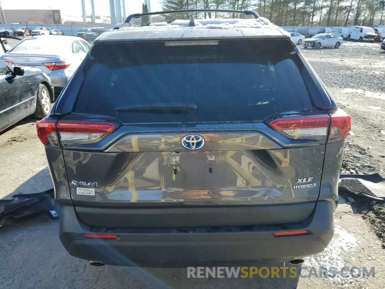 6 Фотография поврежденного автомобиля JTMB6RFV0ND529446 TOYOTA RAV4 2022