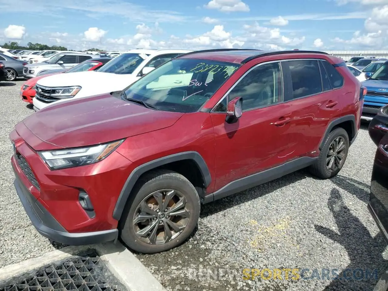 1 Photograph of a damaged car JTMB6RFV6ND051873 TOYOTA RAV4 2022