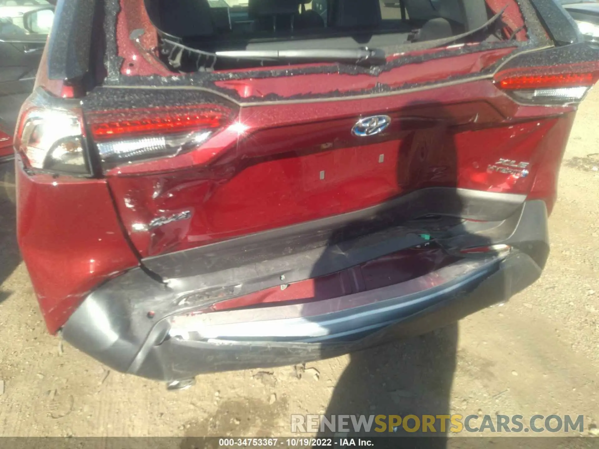 12 Фотография поврежденного автомобиля JTMB6RFV7ND061957 TOYOTA RAV4 2022