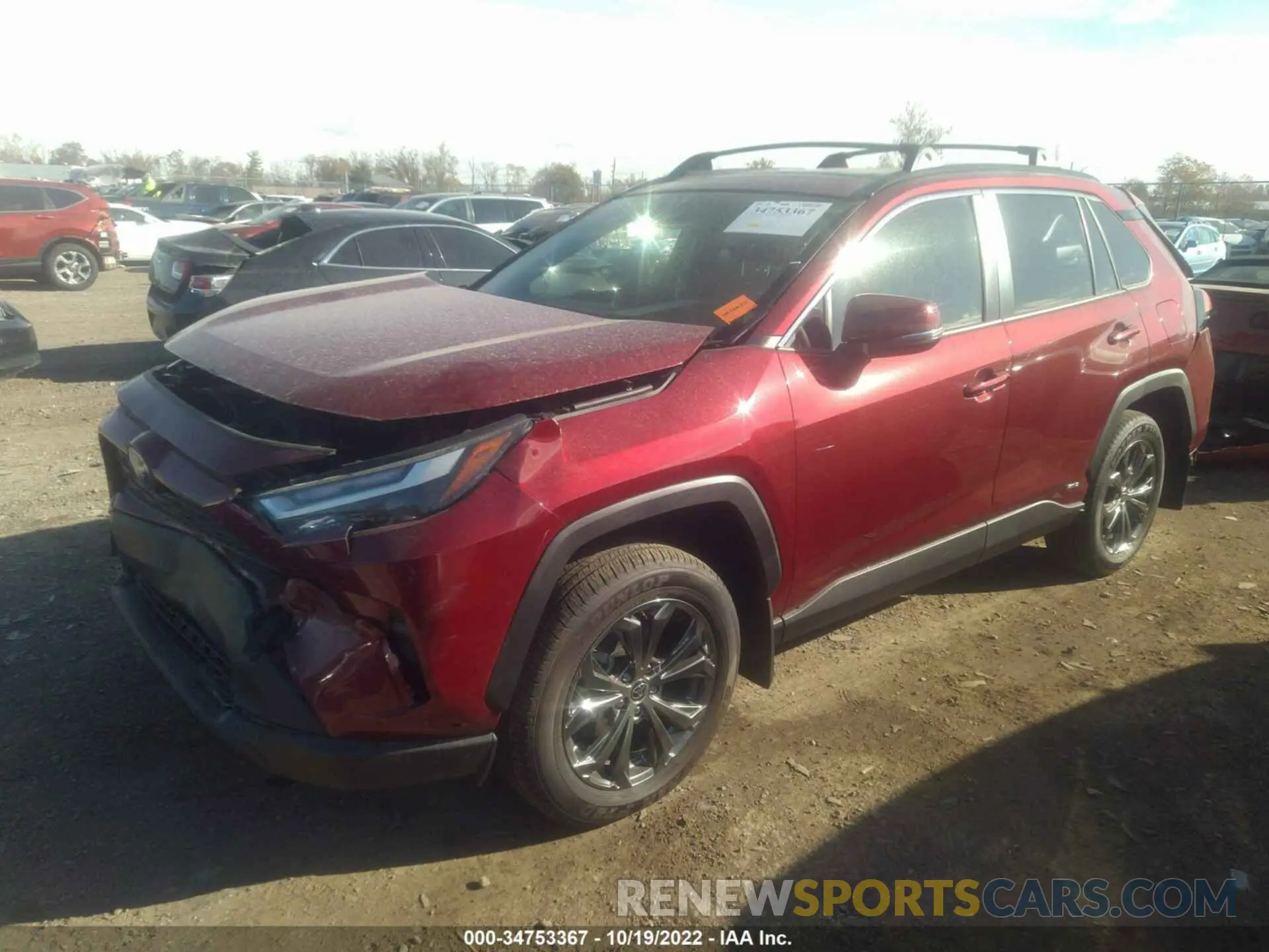 2 Фотография поврежденного автомобиля JTMB6RFV7ND061957 TOYOTA RAV4 2022